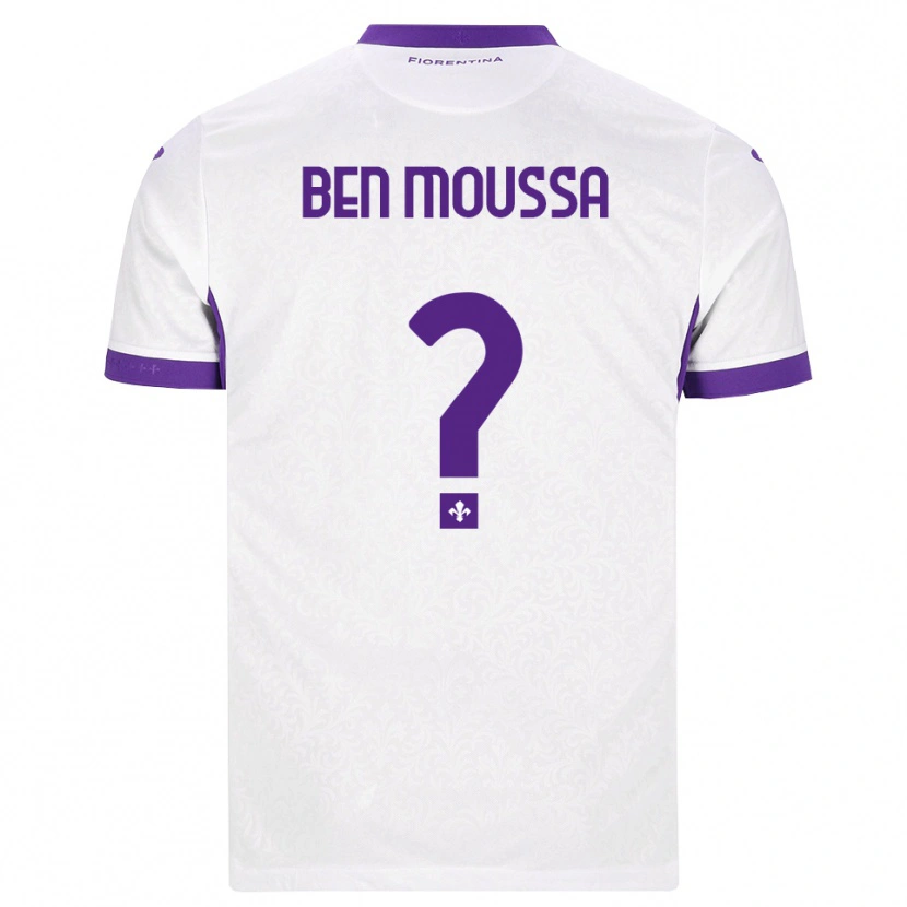 Danxen Herren Mehdi Ben Moussa #0 Weiß Lila Auswärtstrikot Trikot 2026/27 T-Shirt
