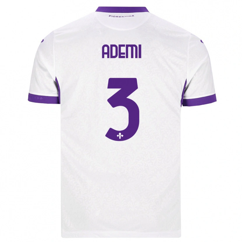 Danxen Herren Arnis Ademi #3 Weiß Lila Auswärtstrikot Trikot 2026/27 T-Shirt