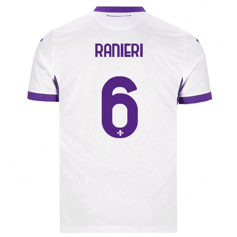 Danxen Herren Luca Ranieri #6 Weiß Lila Auswärtstrikot Trikot 2026/27 T-Shirt
