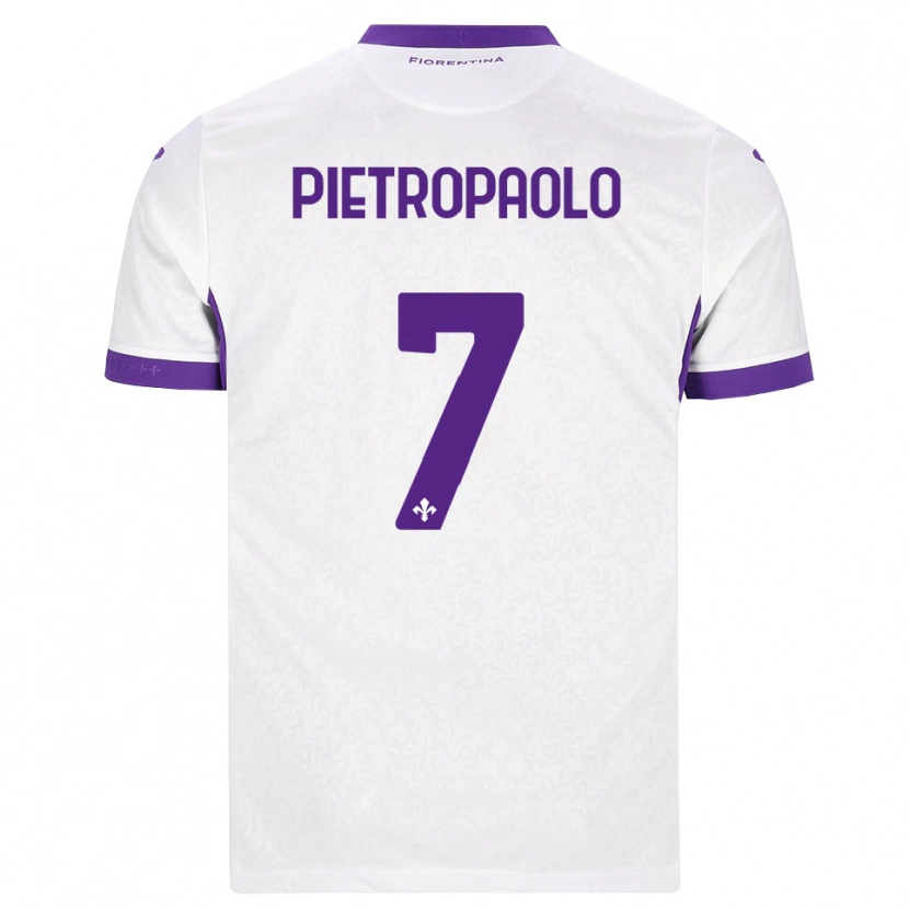 Danxen Herren Mario Pietropaolo #7 Weiß Lila Auswärtstrikot Trikot 2026/27 T-Shirt