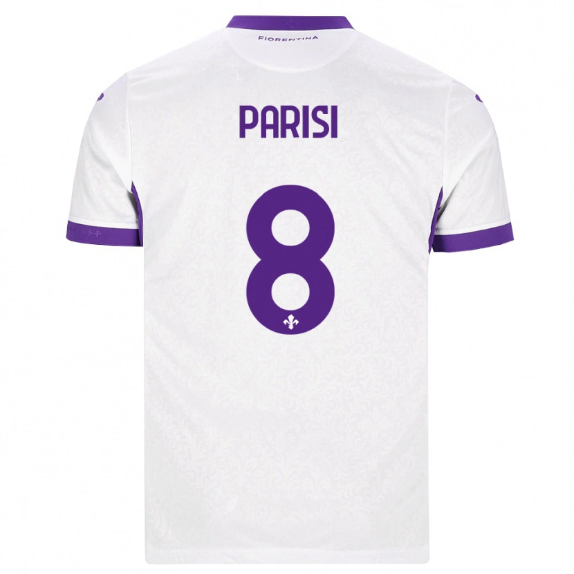 Danxen Herren Alice Parisi #8 Weiß Lila Auswärtstrikot Trikot 2026/27 T-Shirt