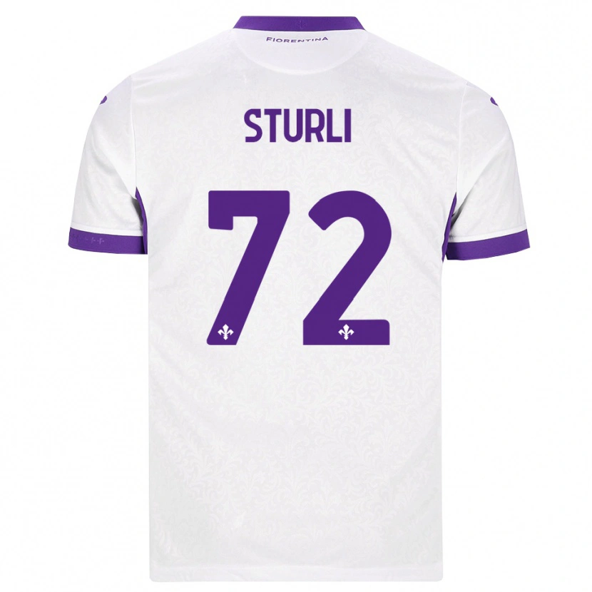 Danxen Herren Edoardo Sturli #72 Weiß Lila Auswärtstrikot Trikot 2026/27 T-Shirt