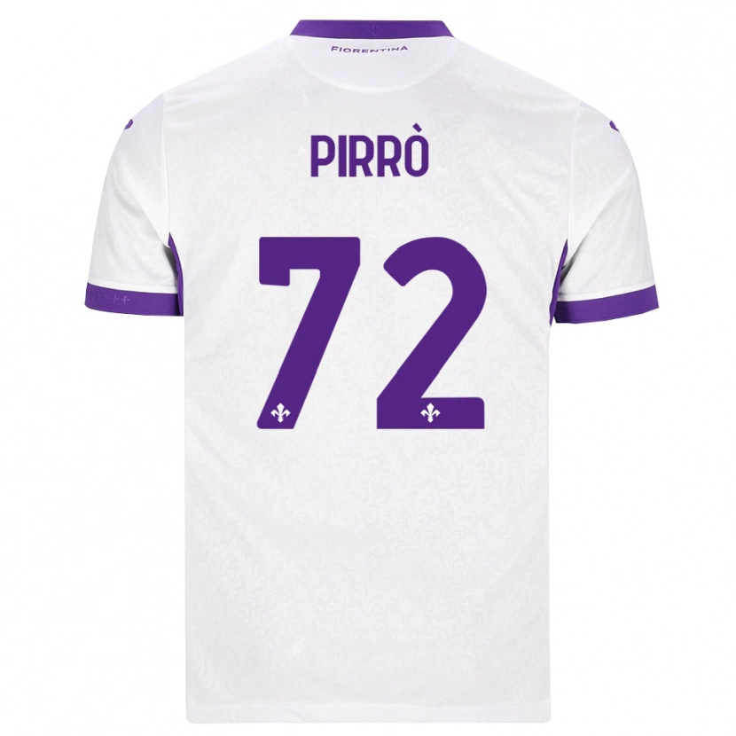 Danxen Herren Antonio Pirrò #72 Weiß Lila Auswärtstrikot Trikot 2026/27 T-Shirt