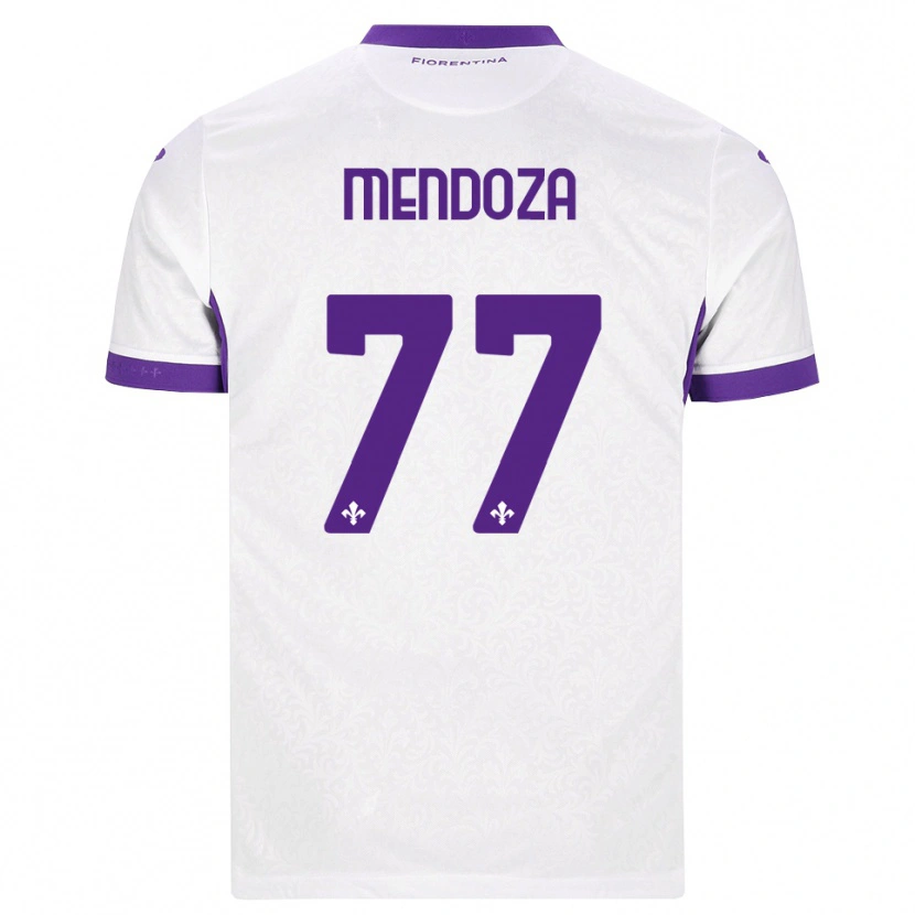 Danxen Herren William Mendoza #77 Weiß Lila Auswärtstrikot Trikot 2026/27 T-Shirt