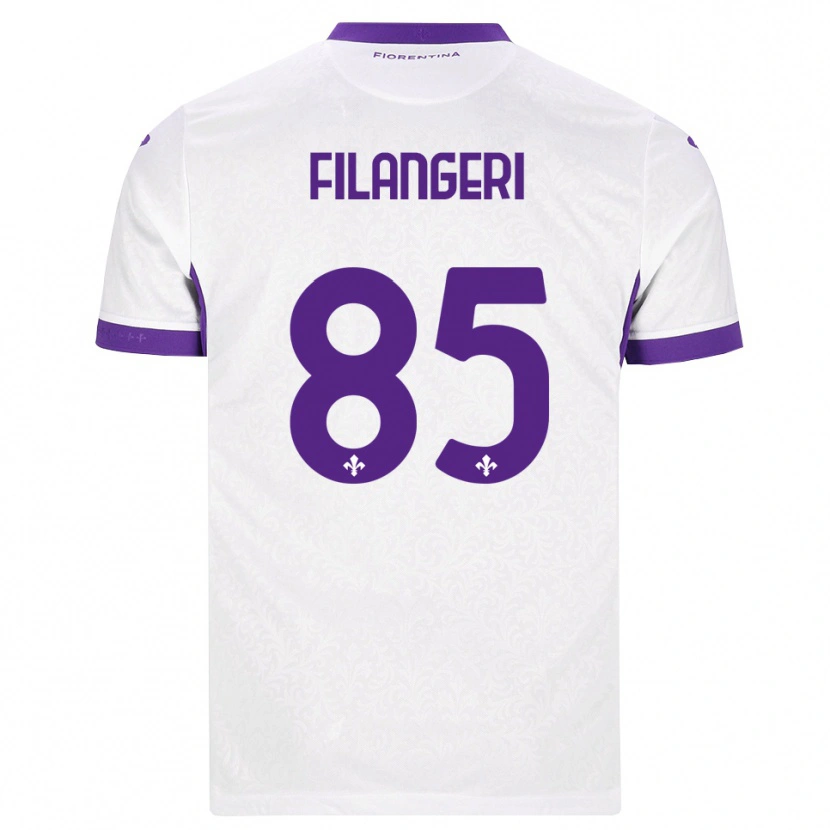 Danxen Herren Maria Luisa Filangeri #85 Weiß Lila Auswärtstrikot Trikot 2026/27 T-Shirt