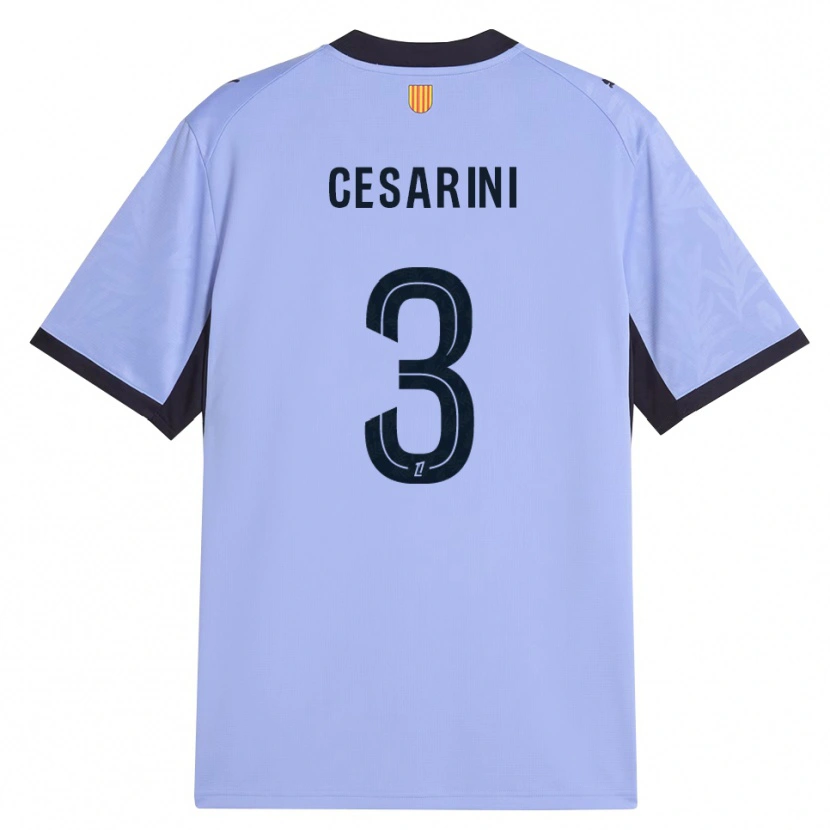 Danxen Herren Gaëtan Cesarini #3 Lavendelschwarz Ausweichtrikot Trikot 2026/27 T-Shirt