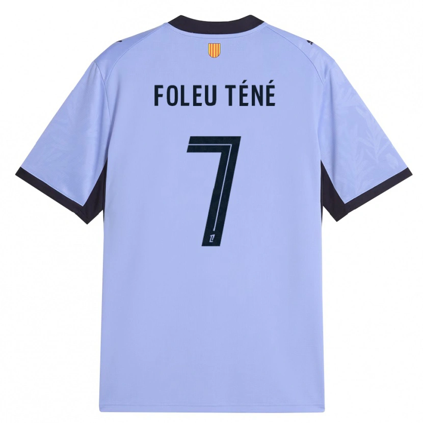 Danxen Herren Krys Foleu Téné #7 Lavendelschwarz Ausweichtrikot Trikot 2026/27 T-Shirt