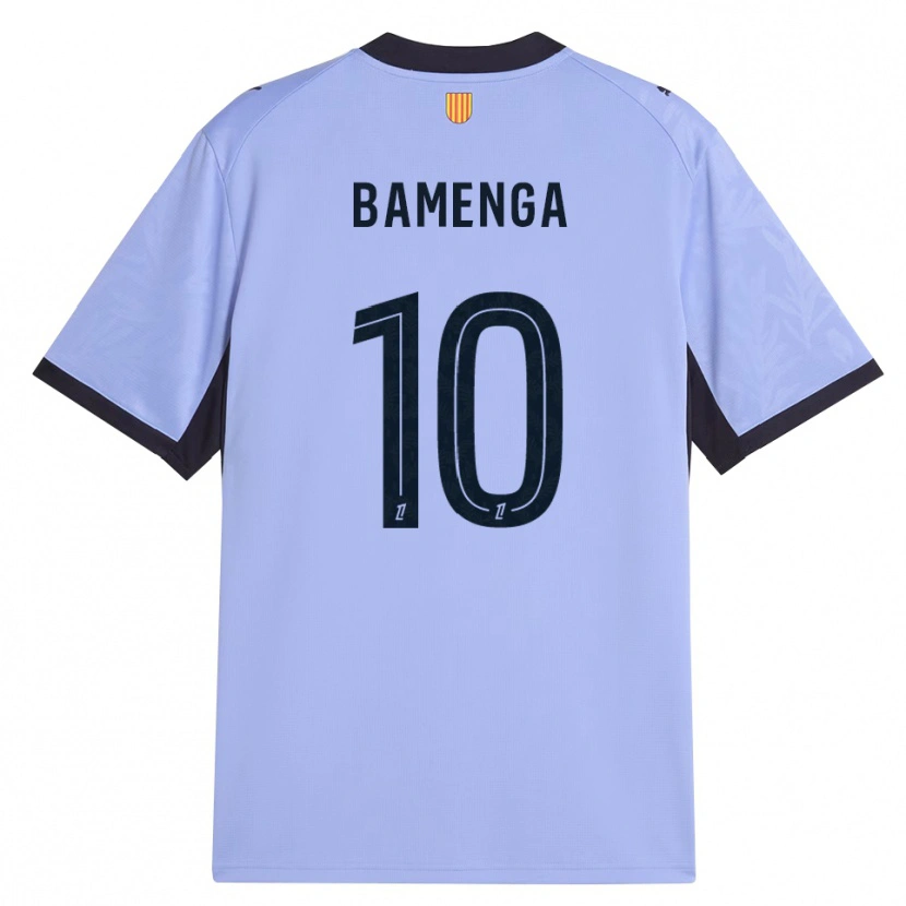 Danxen Herren Naomie Bamenga #10 Lavendelschwarz Ausweichtrikot Trikot 2026/27 T-Shirt