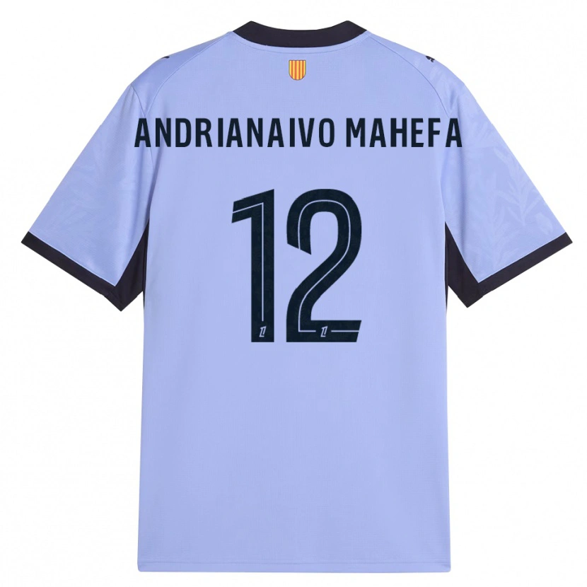 Danxen Herren Mathis Andrianaivo Mahefa #12 Lavendelschwarz Ausweichtrikot Trikot 2026/27 T-Shirt