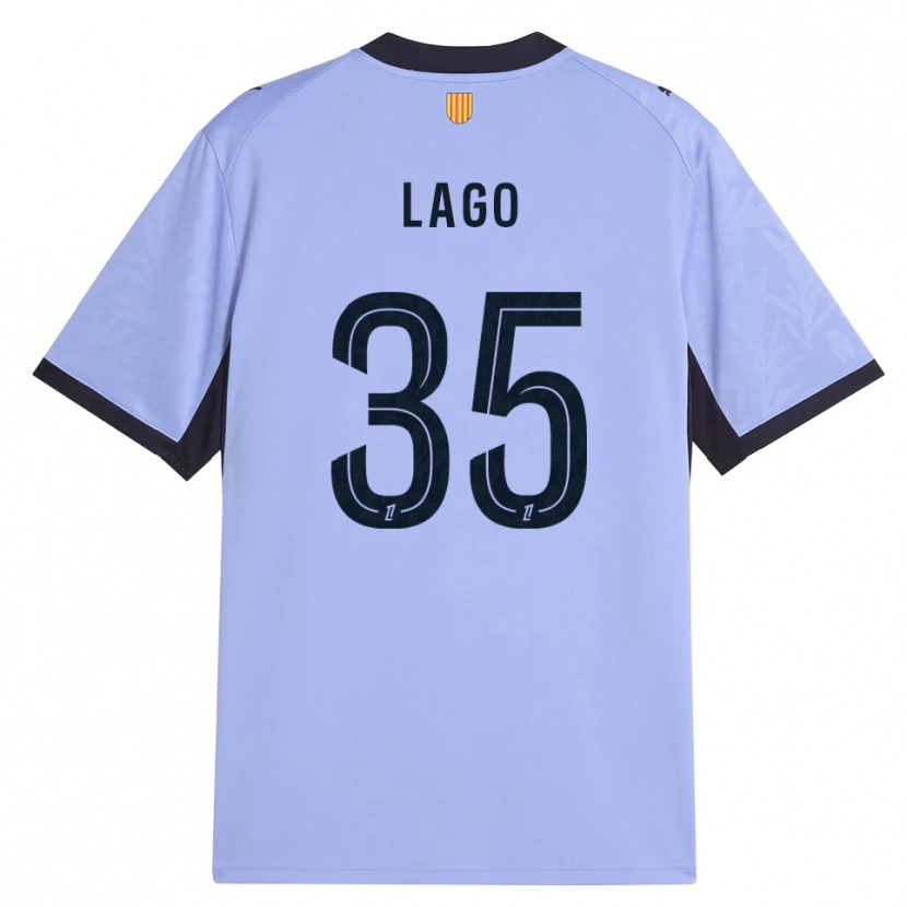 Danxen Herren Ange Lago #35 Lavendelschwarz Ausweichtrikot Trikot 2026/27 T-Shirt