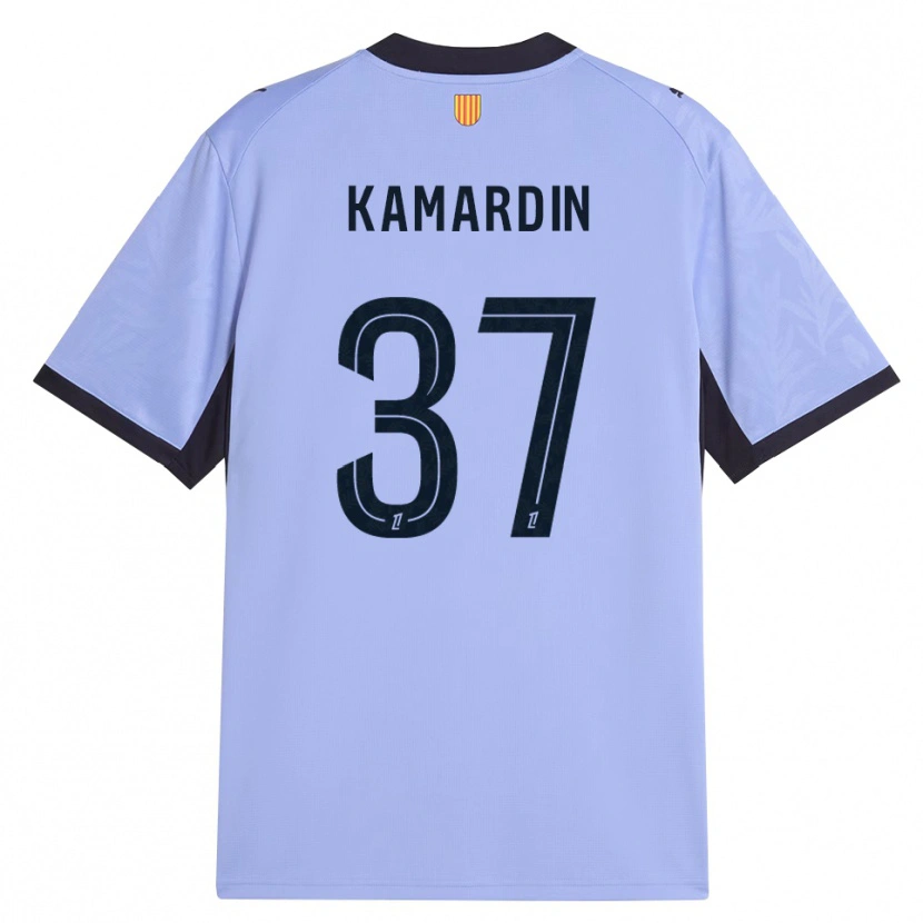 Danxen Herren Aaron Kamardin #37 Lavendelschwarz Ausweichtrikot Trikot 2026/27 T-Shirt