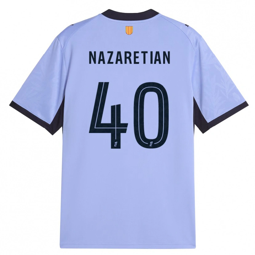 Danxen Herren Manuel Nazaretian #40 Lavendelschwarz Ausweichtrikot Trikot 2026/27 T-Shirt