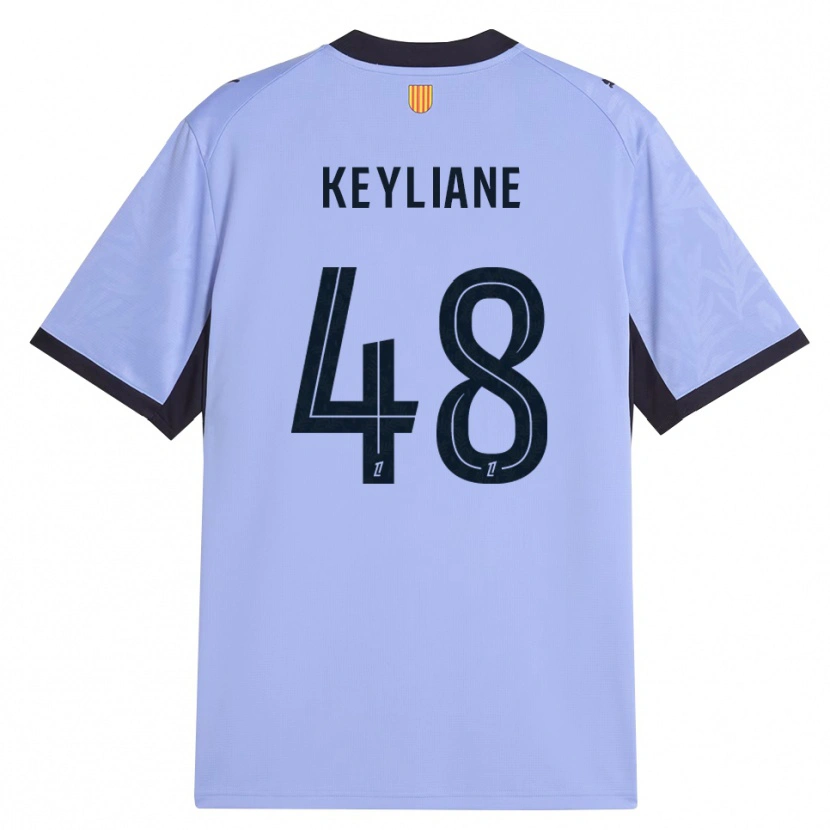Danxen Herren Keyliane Abdallah #48 Lavendelschwarz Ausweichtrikot Trikot 2026/27 T-Shirt