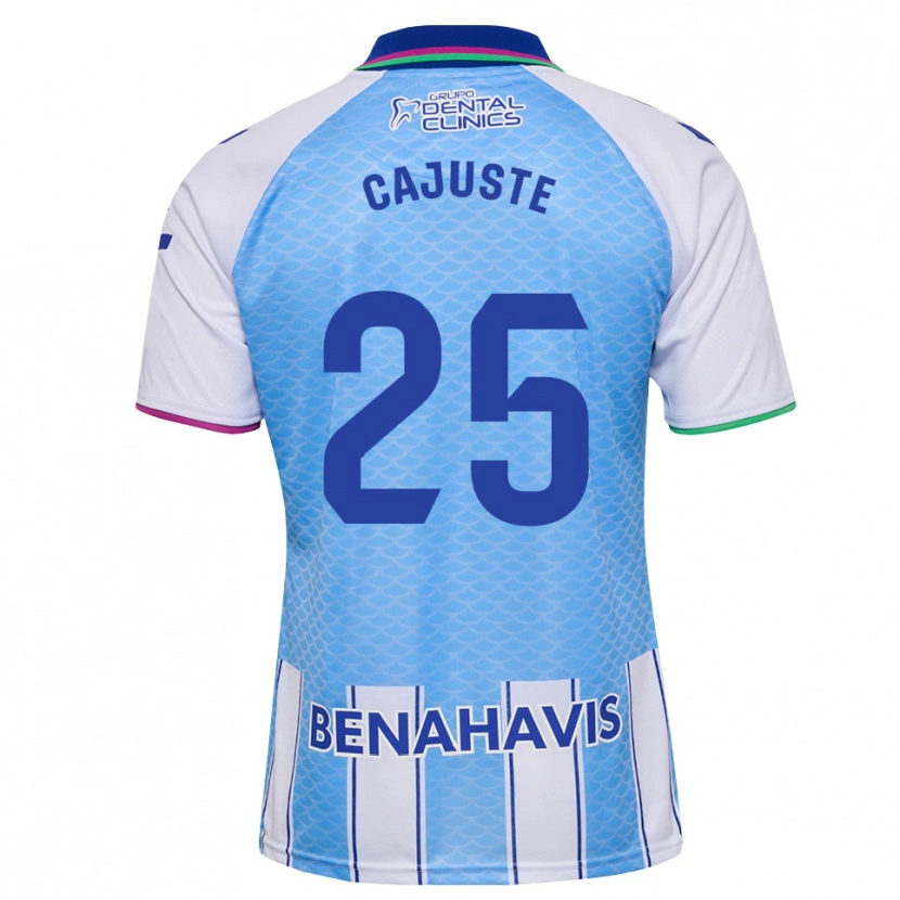 Danxen Herren Jens Cajuste #25 Tief Himmelblau Weiß Heimtrikot Trikot 2026/27 T-Shirt