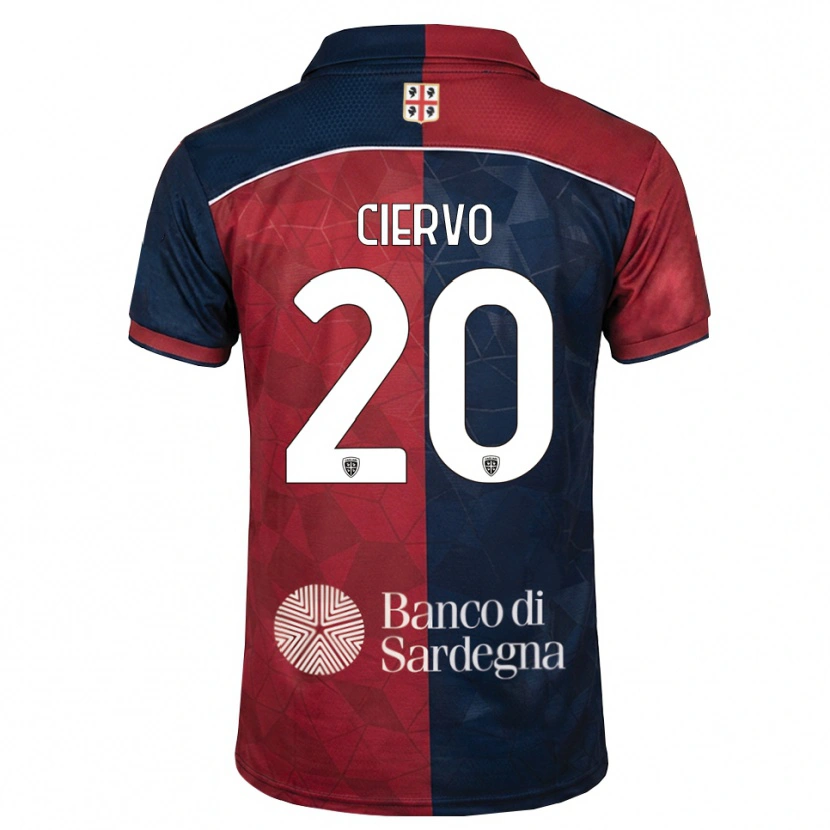 Danxen Herren Riccardo Ciervo #20 Burgund Rot Königsblau Heimtrikot Trikot 2026/27 T-Shirt