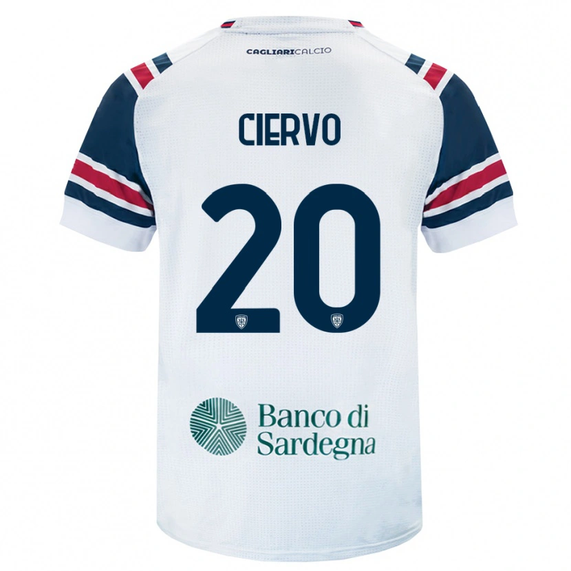Danxen Herren Riccardo Ciervo #20 Weiß Rot Grün Auswärtstrikot Trikot 2026/27 T-Shirt