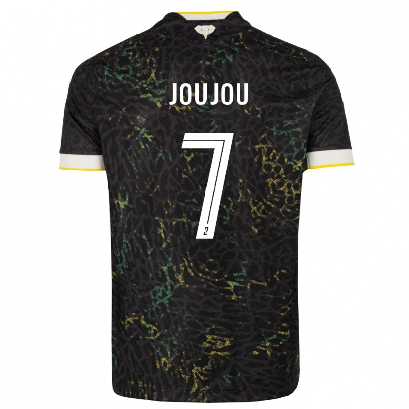 Danxen Herren Antoine Joujou #7 Schwarz Weiß Gelb Auswärtstrikot Trikot 2026/27 T-Shirt