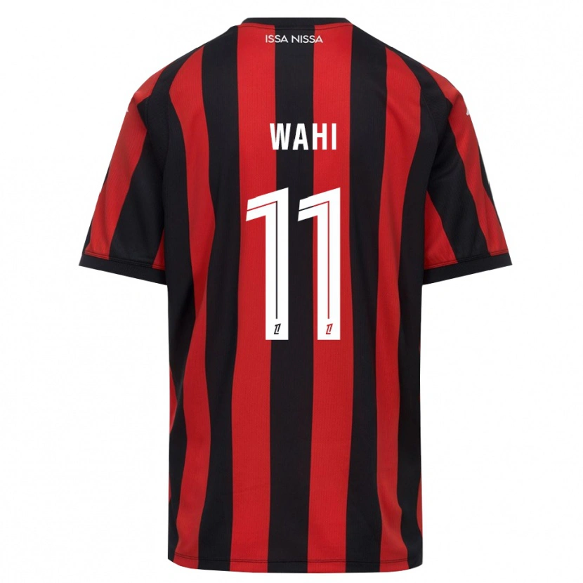 Danxen Herren Elye Wahi #11 Rot Schwarz Weiß Heimtrikot Trikot 2026/27 T-Shirt