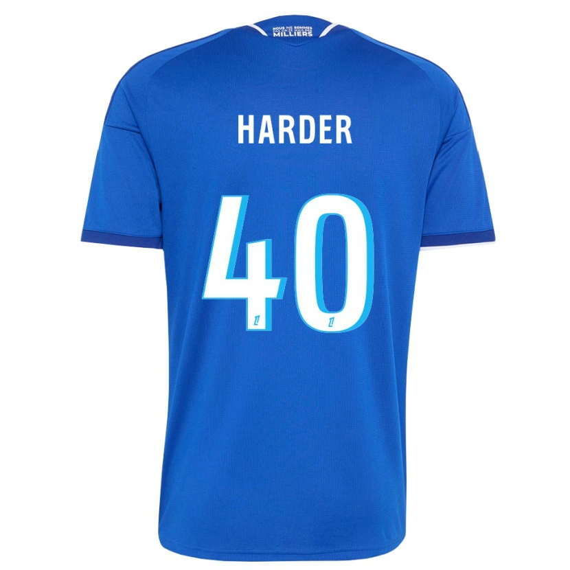 Danxen Herren Conrad Harder #40 Königsblau Weiß Heimtrikot Trikot 2026/27 T-Shirt