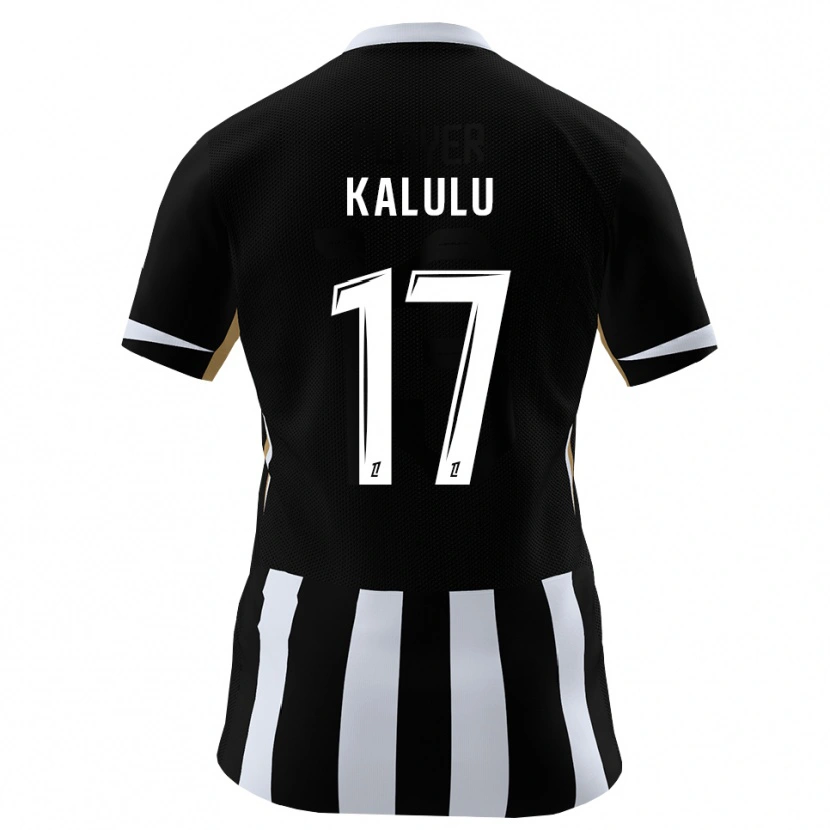 Danxen Herren Joseph Kalulu #17 Schwarz Blau Heimtrikot Trikot 2026/27 T-Shirt