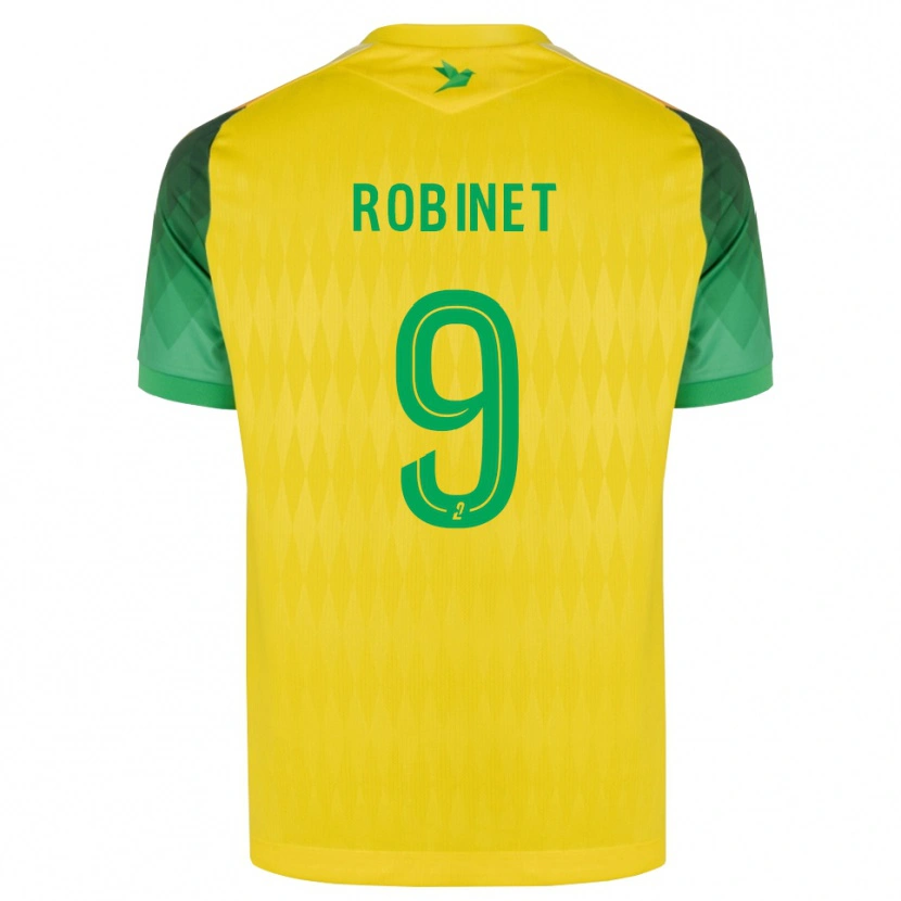 Danxen Herren Thomas Robinet #9 Gelb Grün Rot Heimtrikot Trikot 2026/27 T-Shirt
