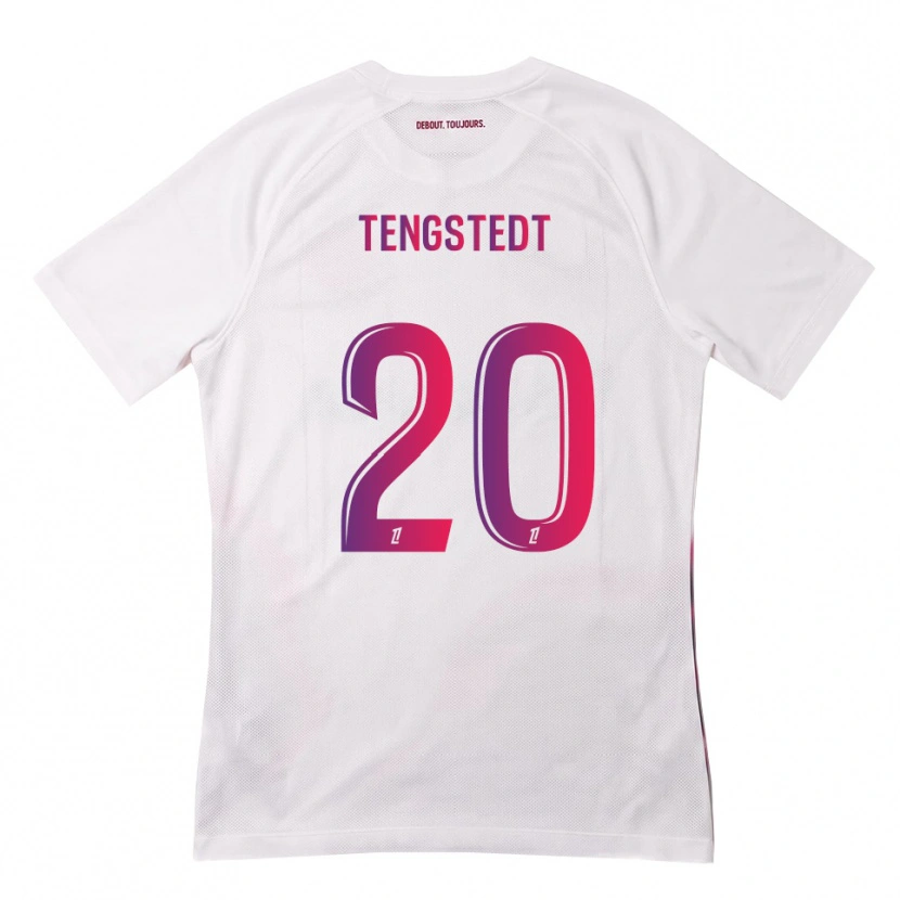 Danxen Damen Casper Tengstedt #20 Weiß Pink Lila Auswärtstrikot Trikot 2026/27 T-Shirt