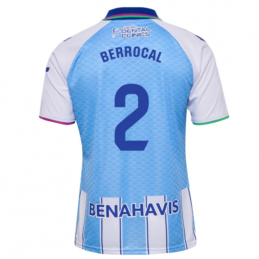 Danxen Damen Juan Berrocal #2 Tief Himmelblau Weiß Heimtrikot Trikot 2026/27 T-Shirt