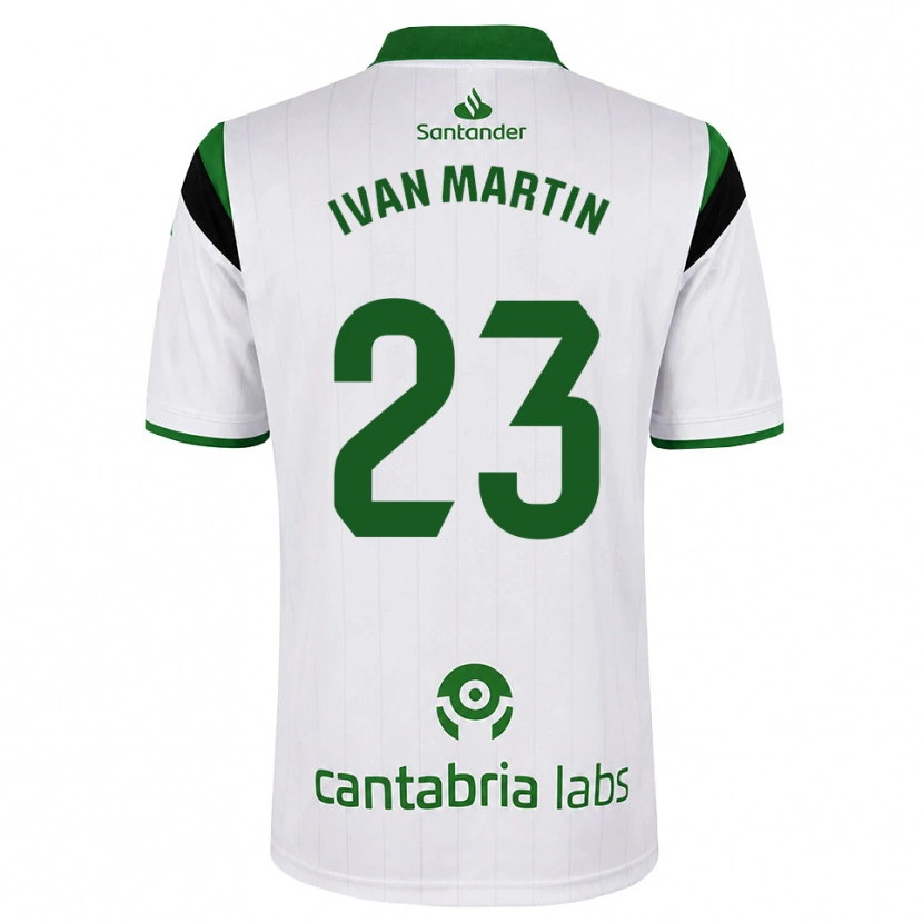 Danxen Damen Iván Martín #23 Weißgrün Schwarz Heimtrikot Trikot 2026/27 T-Shirt