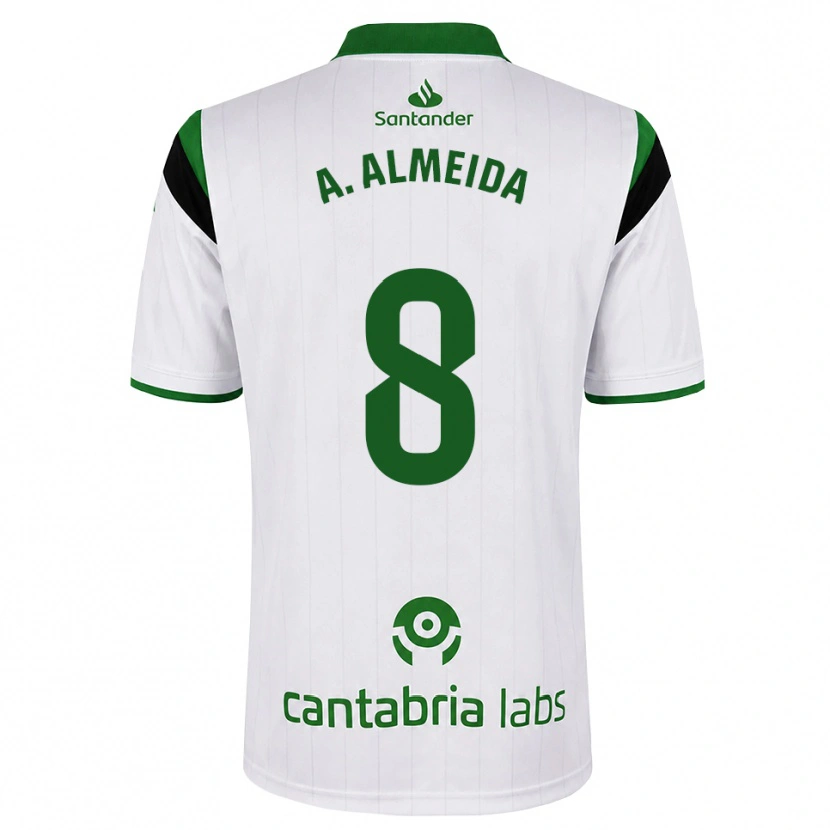 Danxen Damen André Almeida #8 Weißgrün Schwarz Heimtrikot Trikot 2026/27 T-Shirt