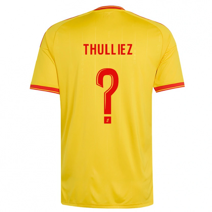 Danxen Damen Lucie Thulliez #0 Gold Orange Rot Heimtrikot Trikot 2026/27 T-Shirt