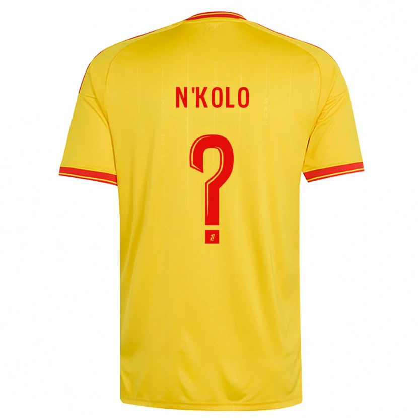 Danxen Damen Pierre N'kolo #0 Gold Orange Rot Heimtrikot Trikot 2026/27 T-Shirt