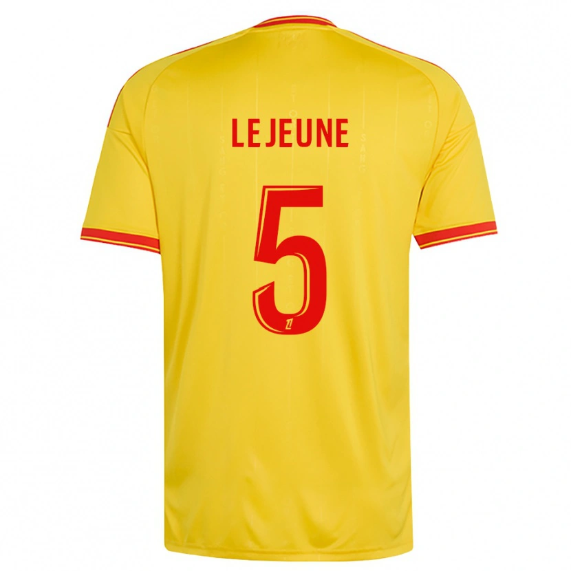 Danxen Damen Romane Lejeune #5 Gold Orange Rot Heimtrikot Trikot 2026/27 T-Shirt