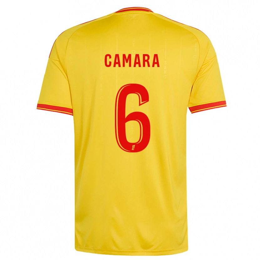 Danxen Damen Mamadou Camara #6 Gold Orange Rot Heimtrikot Trikot 2026/27 T-Shirt