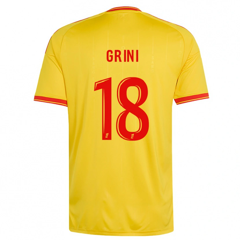 Danxen Damen Ilyes Grini #18 Gold Orange Rot Heimtrikot Trikot 2026/27 T-Shirt