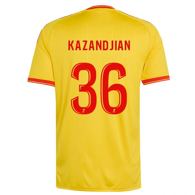 Danxen Damen Lara Kazandjian #36 Gold Orange Rot Heimtrikot Trikot 2026/27 T-Shirt