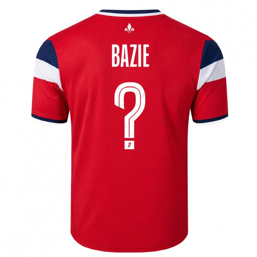 Danxen Damen Joffrey Bazie #0 Rot Weiß Königsblau Heimtrikot Trikot 2026/27 T-Shirt