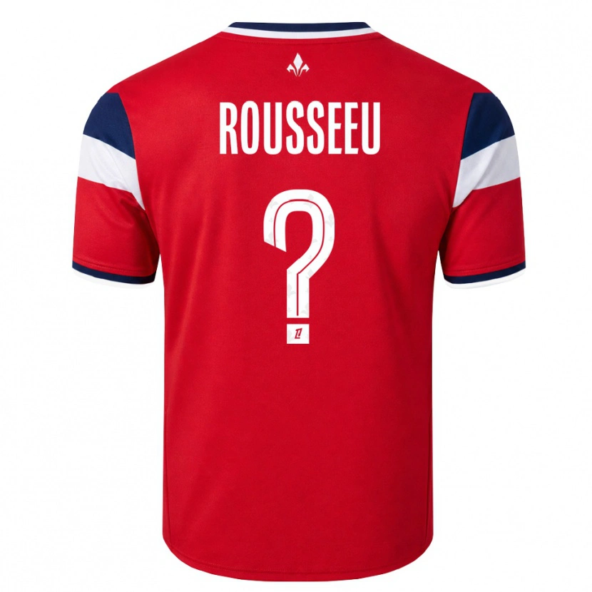 Danxen Damen Justine Rousseeu #0 Rot Weiß Königsblau Heimtrikot Trikot 2026/27 T-Shirt