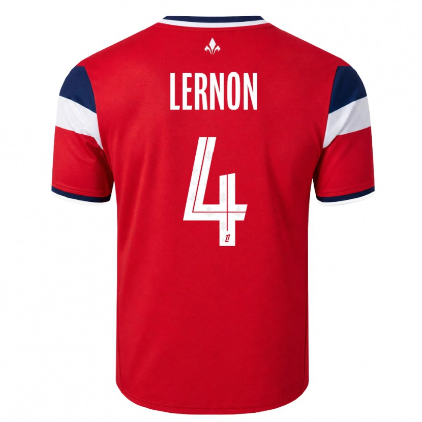 Danxen Damen Jessica Lernon #4 Rot Weiß Königsblau Heimtrikot Trikot 2026/27 T-Shirt