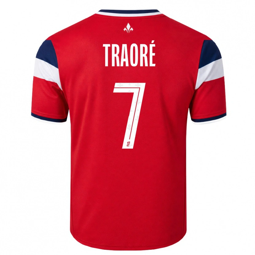 Danxen Damen Yéli Traoré #7 Rot Weiß Königsblau Heimtrikot Trikot 2026/27 T-Shirt