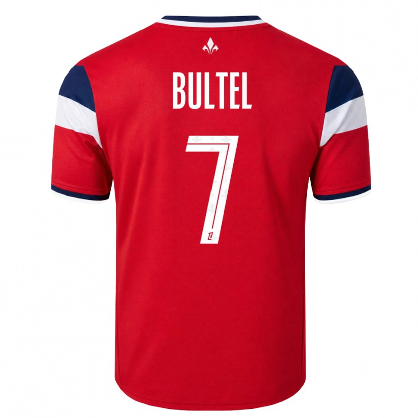Danxen Damen Ludivine Bultel #7 Rot Weiß Königsblau Heimtrikot Trikot 2026/27 T-Shirt