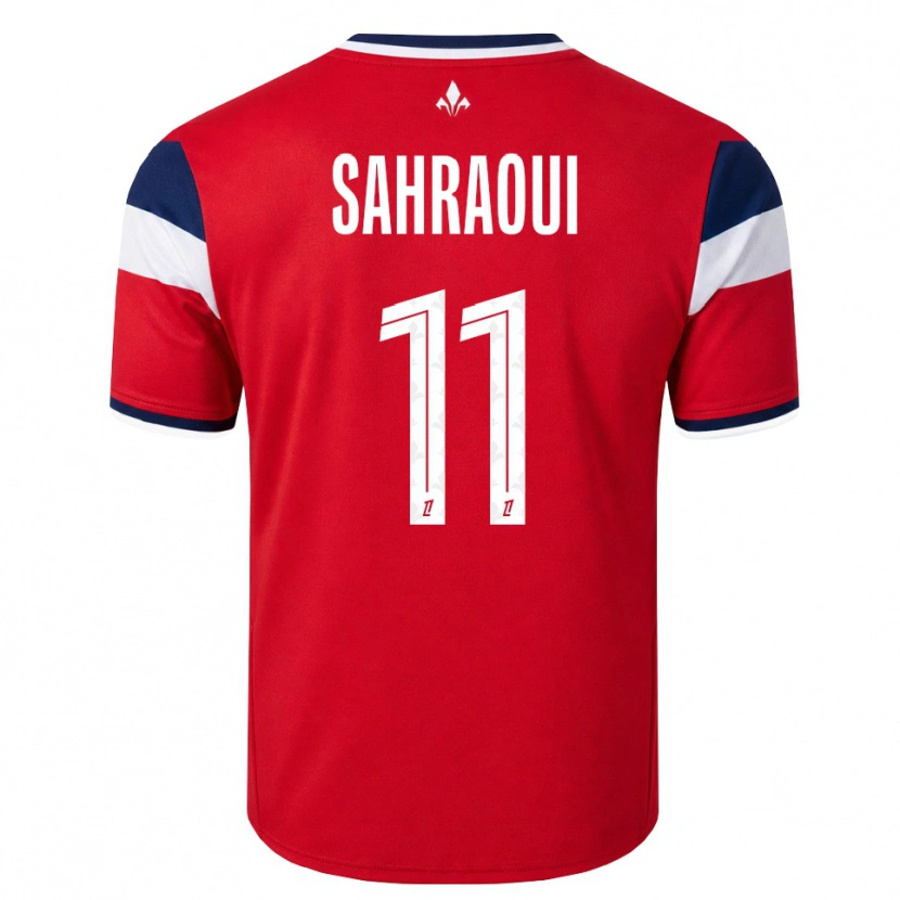 Danxen Damen Osame Sahraoui #11 Rot Weiß Königsblau Heimtrikot Trikot 2026/27 T-Shirt