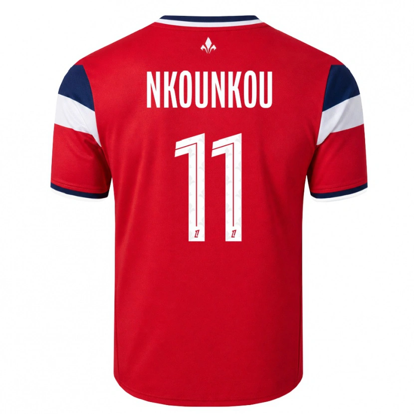 Danxen Damen Evrack Nkounkou #11 Rot Weiß Königsblau Heimtrikot Trikot 2026/27 T-Shirt