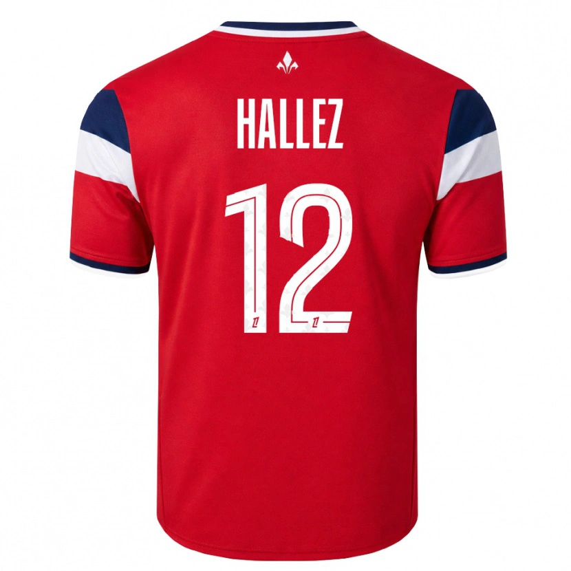 Danxen Damen Alexis Hallez #12 Rot Weiß Königsblau Heimtrikot Trikot 2026/27 T-Shirt