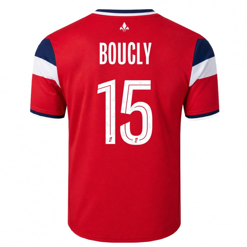 Danxen Damen Maite Boucly #15 Rot Weiß Königsblau Heimtrikot Trikot 2026/27 T-Shirt
