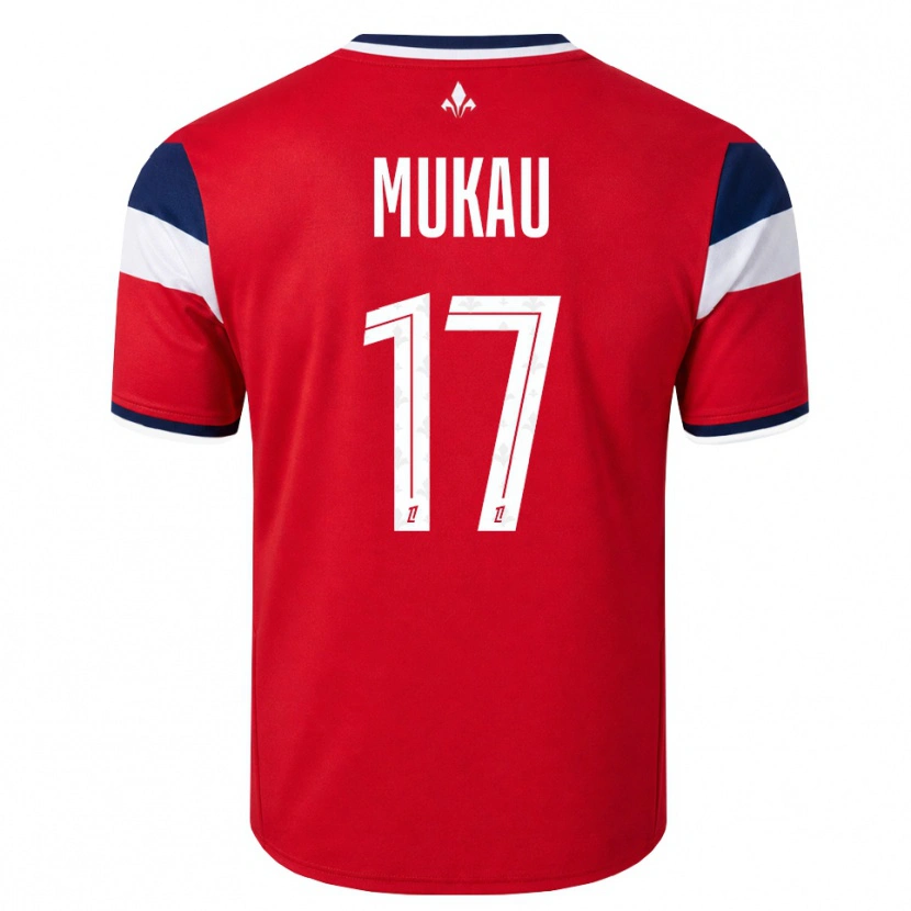 Danxen Damen Ngal'ayel Mukau #17 Rot Weiß Königsblau Heimtrikot Trikot 2026/27 T-Shirt