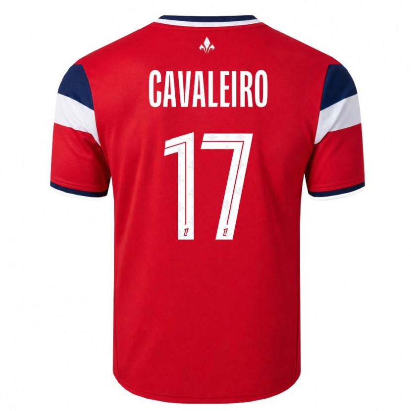 Danxen Damen Ivan Cavaleiro #17 Rot Weiß Königsblau Heimtrikot Trikot 2026/27 T-Shirt