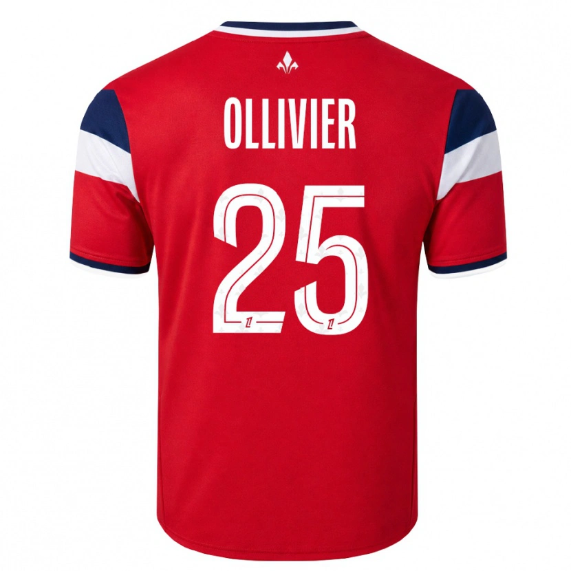 Danxen Damen Agathe Ollivier #25 Rot Weiß Königsblau Heimtrikot Trikot 2026/27 T-Shirt