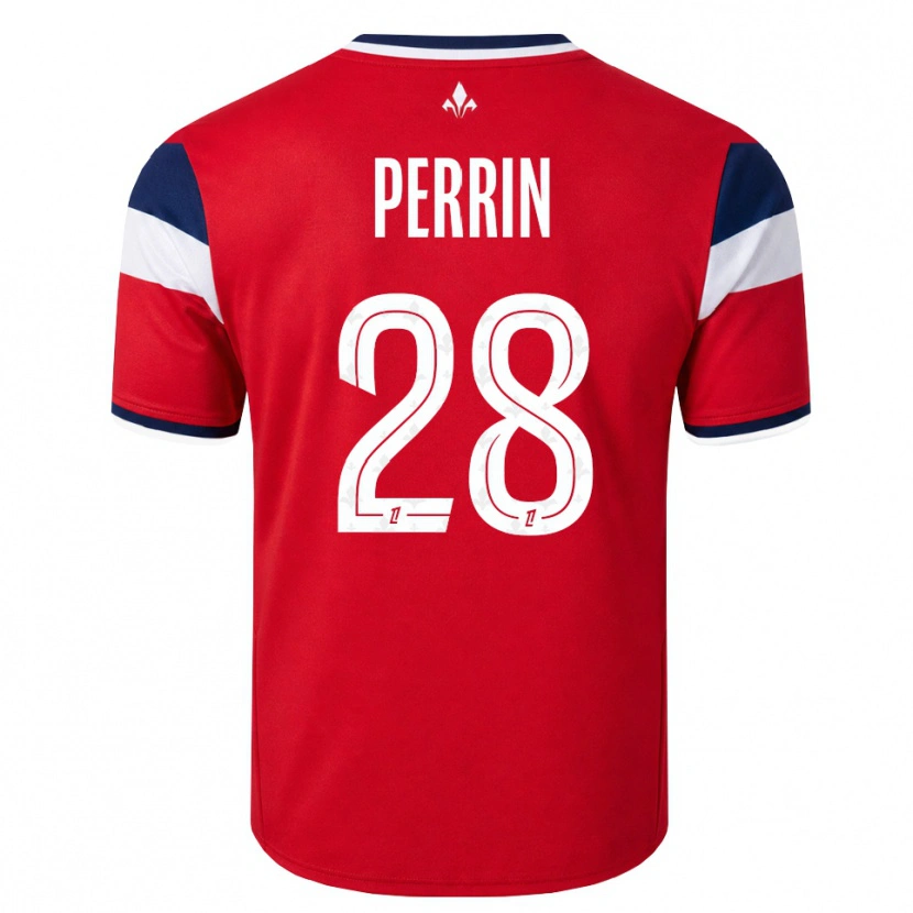 Danxen Damen Gaëtan Perrin #28 Rot Weiß Königsblau Heimtrikot Trikot 2026/27 T-Shirt