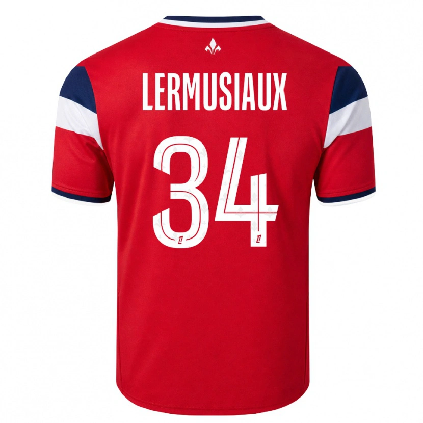 Danxen Damen Chrystal Lermusiaux #34 Rot Weiß Königsblau Heimtrikot Trikot 2026/27 T-Shirt