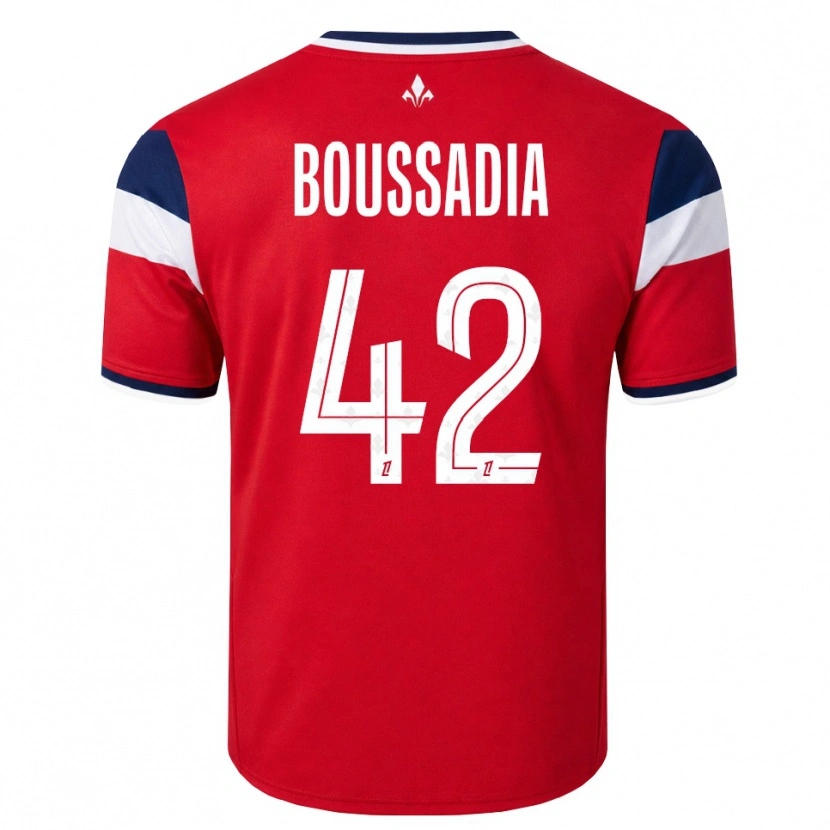 Danxen Damen Saad Boussadia #42 Rot Weiß Königsblau Heimtrikot Trikot 2026/27 T-Shirt
